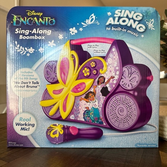Disney Encanto Sing-Along Boombox with Real Working Microphone~Quality Sound! - Picture 2 of 2